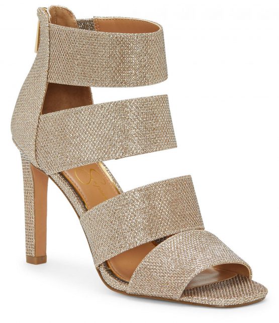 Special Occasion | Cerina Metallic Banded Strappy Sandals Gold – Jessica Simpson Womens