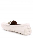 Loafers | Crosby Leather Turnlock Driver Chalk – COACH Womens