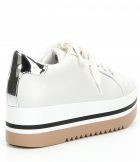 Sneakers | Alley Lace-Up Platform Sneakers White – Steve Madden Womens